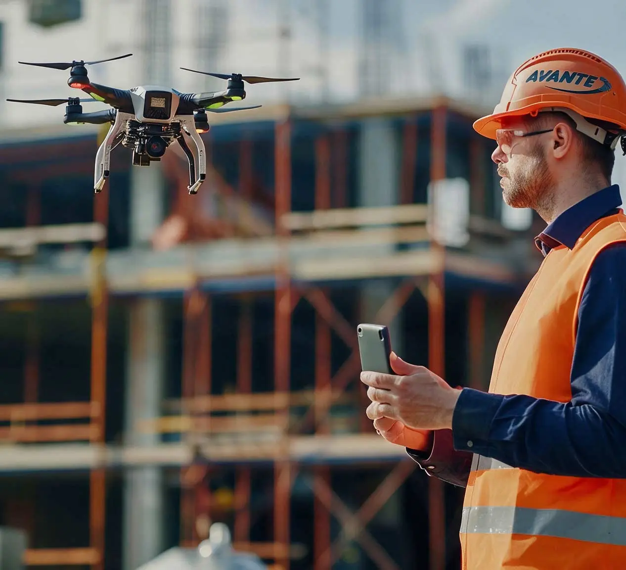 inspeção com drone